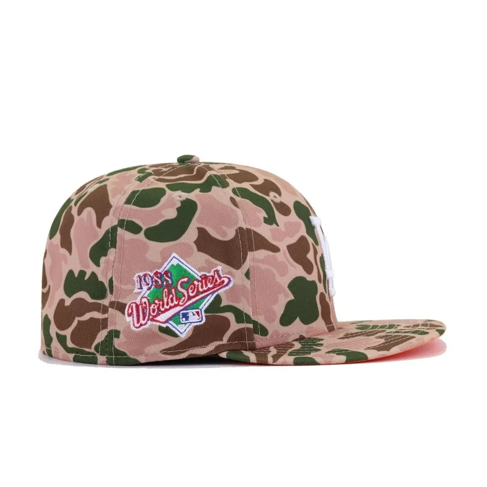 Los Angeles Dodgers New Era 59FIFTY 1988 World Series Duck Camo Fitted Hat 7 3/8